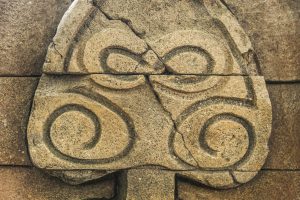Detailed view of a Himalayan wall made with shotcrete technique - ZOO Zlín, Lešná
